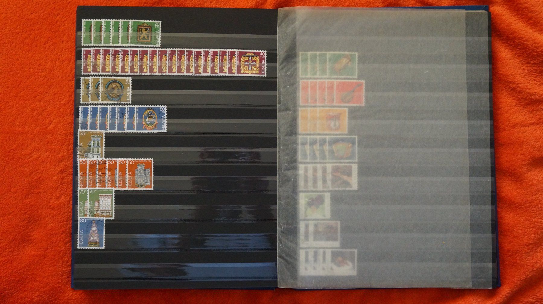 Alle Briefmarken: 1 Alben mit Pro Patria ab 1963 – Gebraucht aus Sulgen von Kengi0 9