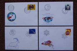 (F337) FDC 1999: Zst. Nr. 963, 971, 972 + 986