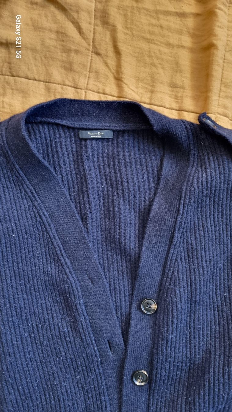 Massimo Dutti Maglioni & Felpe: Massimo Dutti Strickjacke, Grösse S Dunkelblau, Wolle – Usato da Bad Zurzach venduto da Mfritzli 1