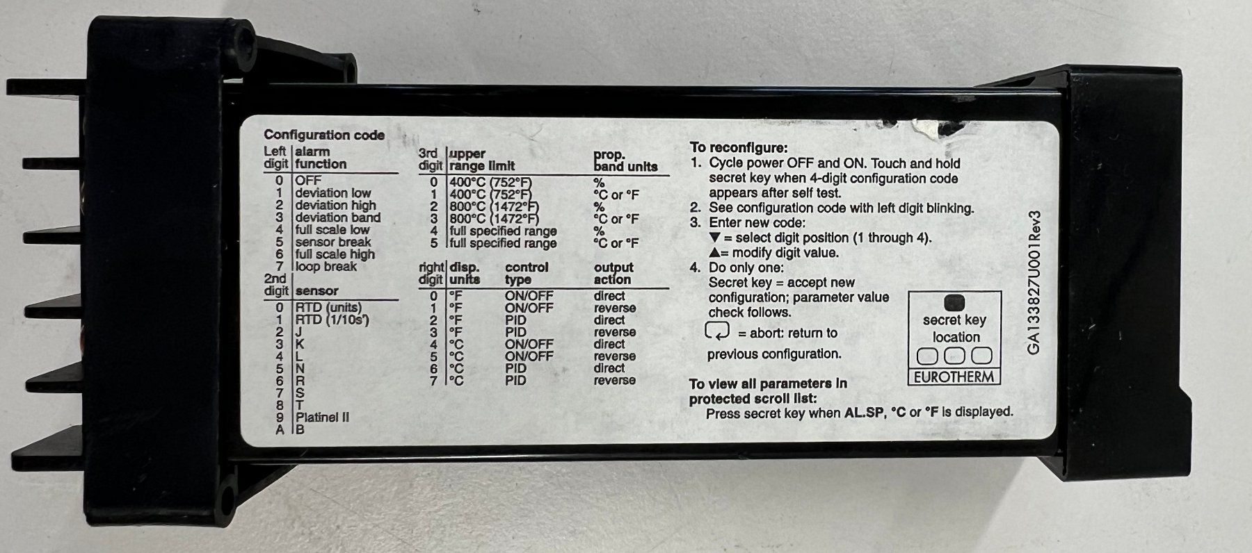 Accessori da laboratorio: Eurotherm 91e Temperatur Controller – Usato da Niederdorf venduto da LeptonAG_Labor 3