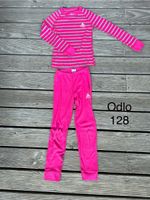 Odlo Funktionsunterwäsche Set pink gestreift Grösse 128