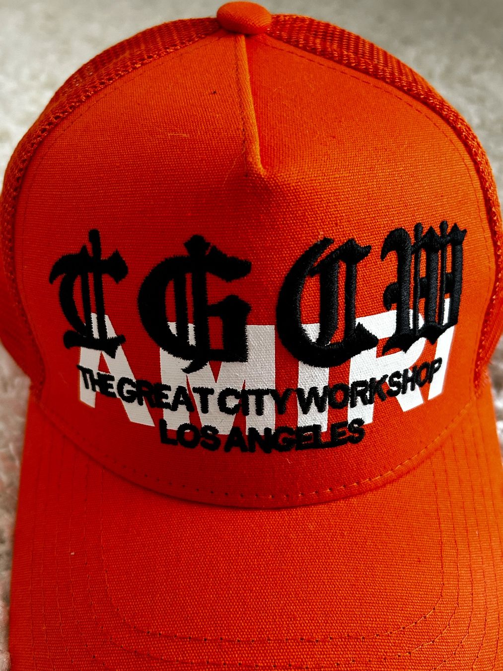 Copricapi, berretti & cappellini: Amiri Cap Orange Black White – Nuovo (secondo la descrizione) da Minusio venduto da gthegoat 2