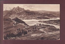RIGI-STAFFEL - 1922 Hotel Stempel