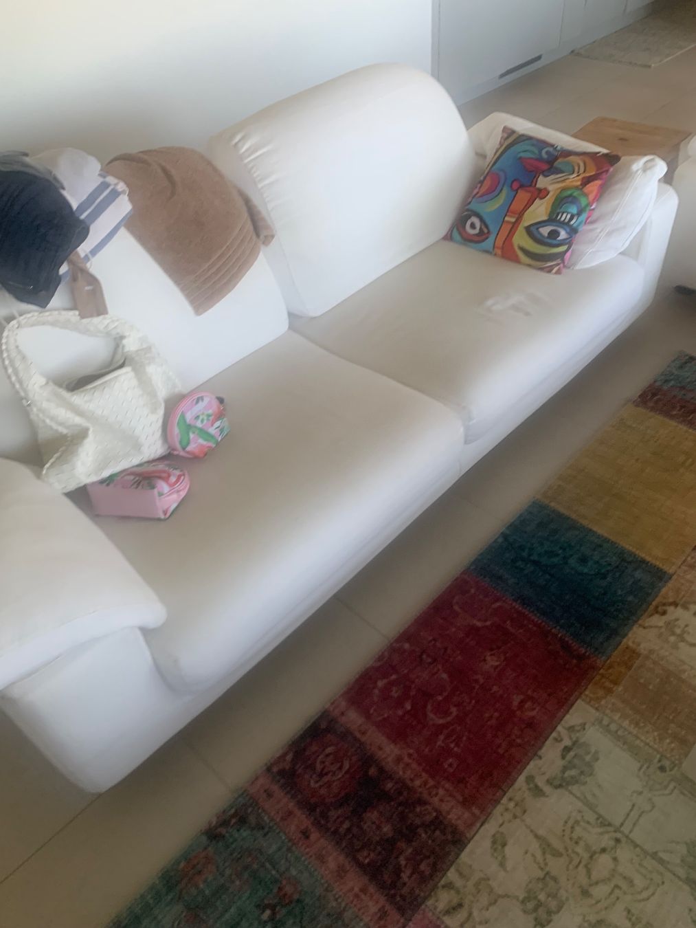 Sofas: 2 Sofas Weiss Stoff – Gebraucht aus Wohlen AG von eldiablo63 2