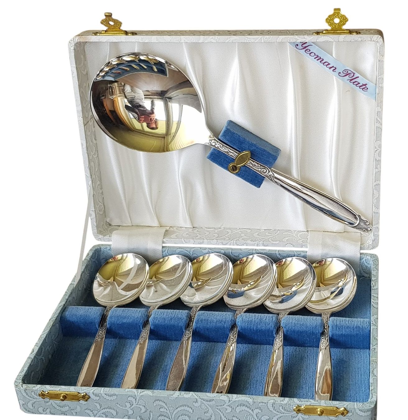 Set di posate: Dessertbesteck versilbert England – Usato da Mörschwil venduto da antiksalon 2