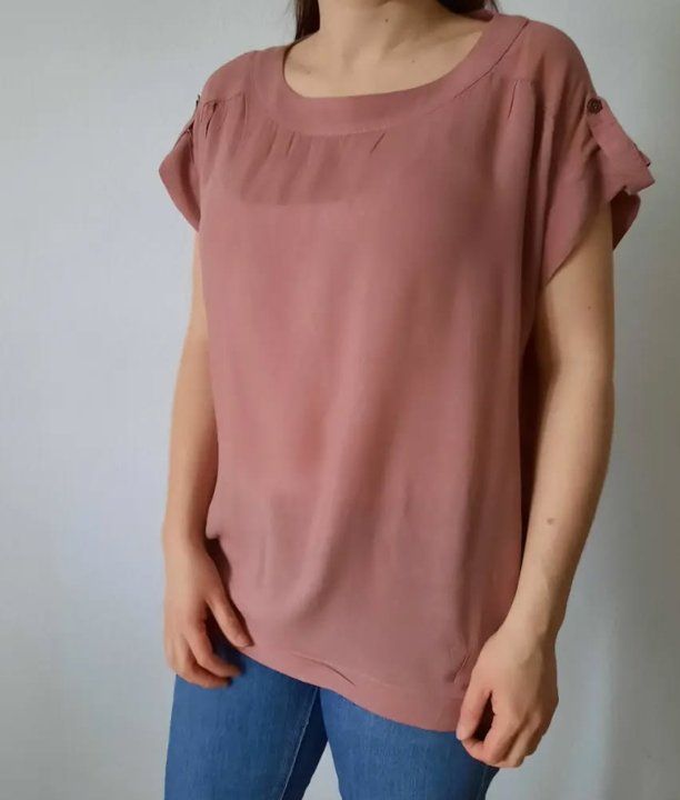 Nafnaf Camicette: Office pink blouse - Elegant Naf Naf great condition – Usato da Rotkreuz venduto da Prelovedswitzerland 1