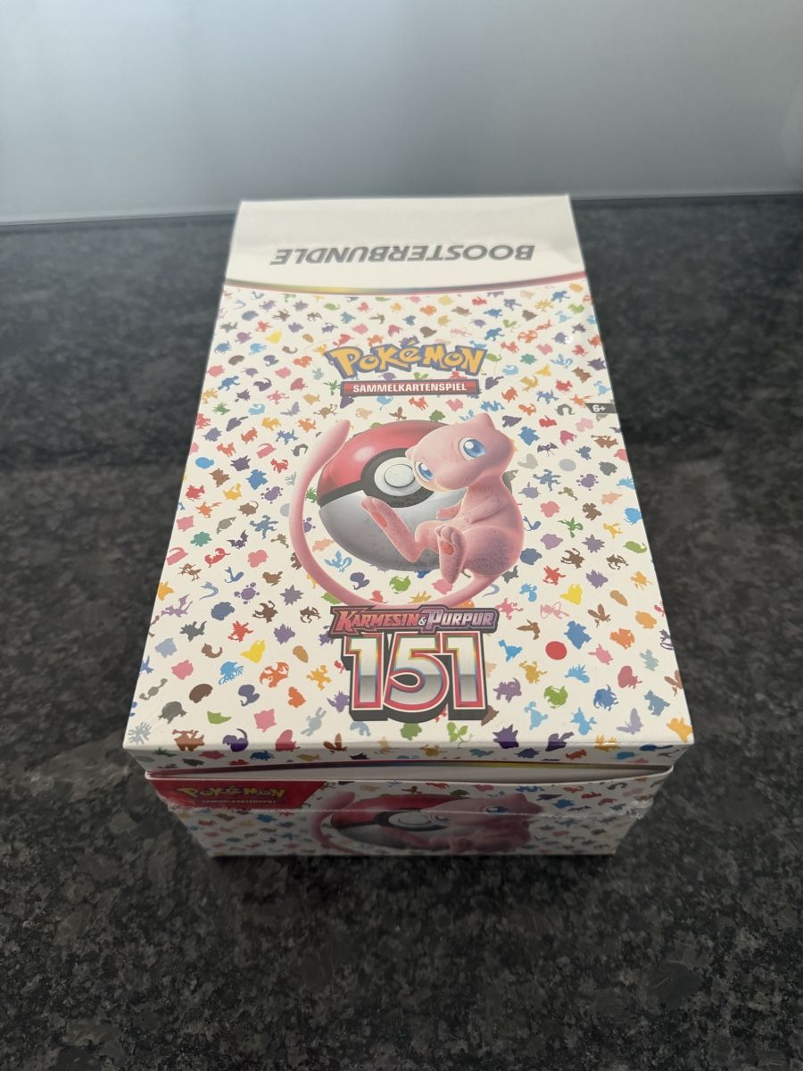 Pokémon Carte collezionabili: Pokemon 151 Booster Bundle Display sealed (DE) – Nuovo e nell'imballaggio originale da Schaffhausen venduto da solequart