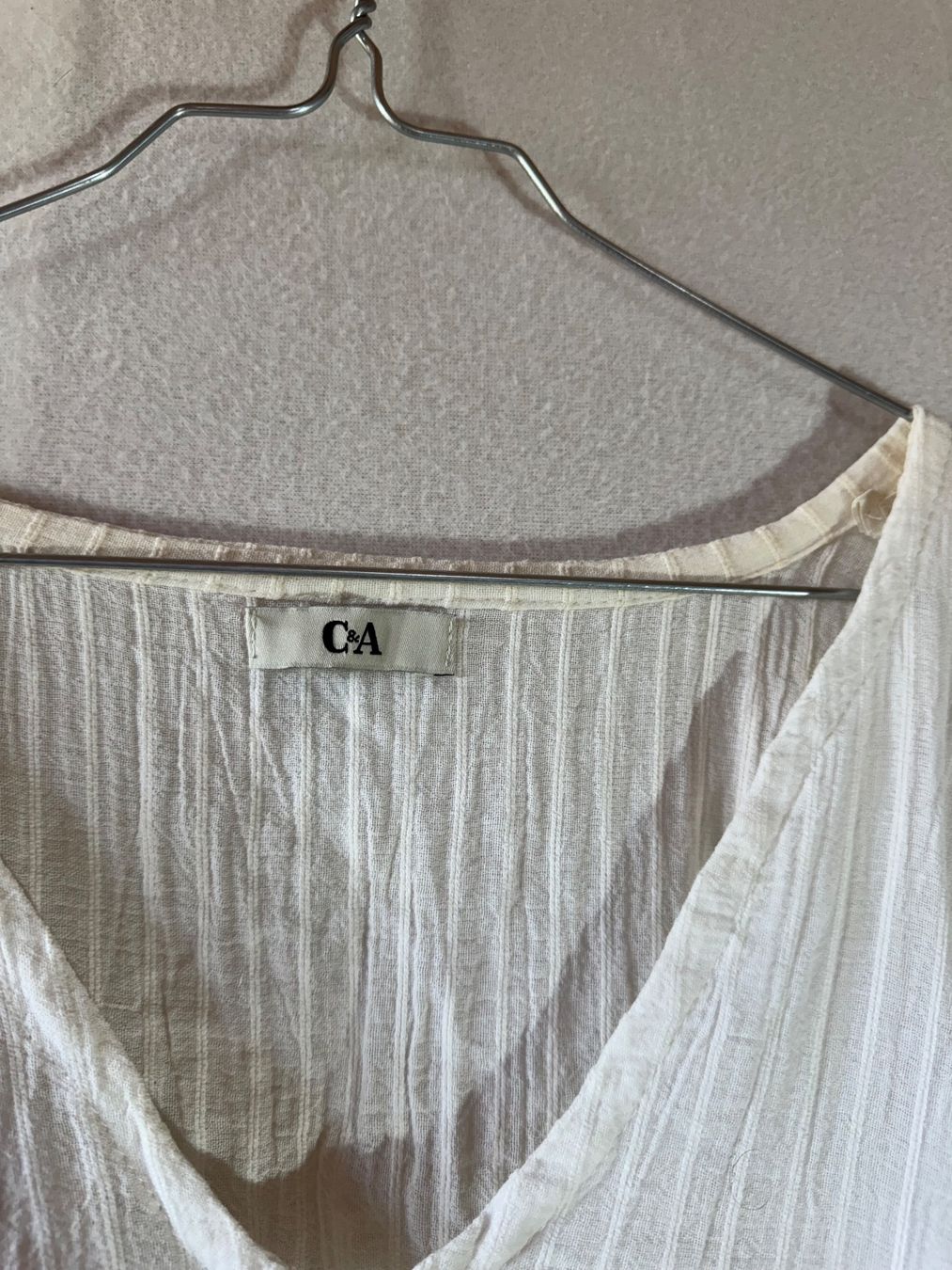 C&A Tuniche: Weisse Tunika Von C&A Einheitsgrösse – Usato da Grosswangen venduto da second_hand_dress 4