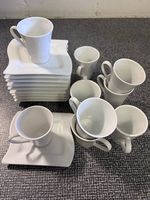 Espresso Tassen mit Unterteller 9Stück