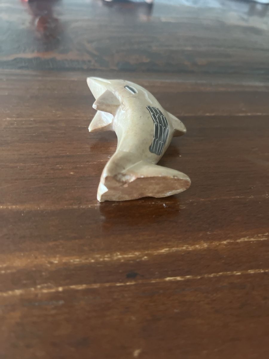 Tutte le decorazioni: 3 Delfin-Figuren aus Stein – Usato da Uetikon am See venduto da erz13 8