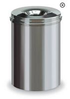 neuer Selbstlöschender Edelstahl-Papierkorb, 30 l