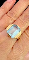 Aquamarin 4.5ct Ring 18k G'gold Gr.54.5 + SCHÄTZUNG 5'000.--