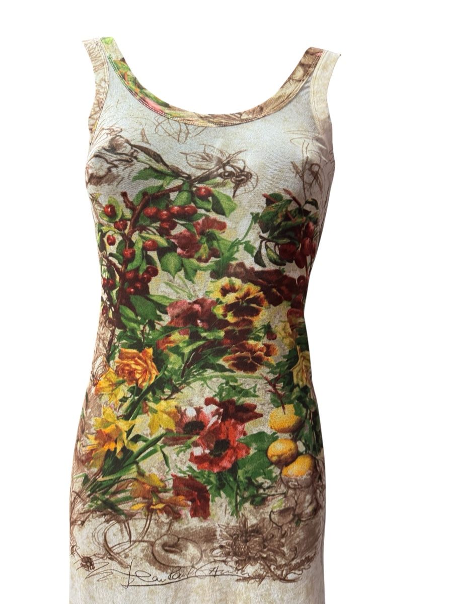 Jean Paul Gaultier Vestiti: Kleid mit Blumenmuster Gr.M Jean Paul Gaultier – Usato da Zürich venduto da Finesse54 1