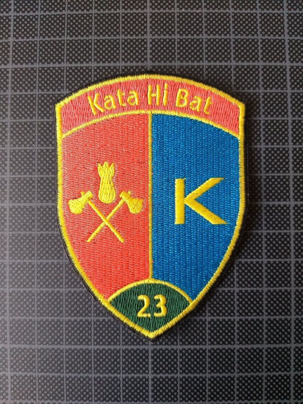 Placchette & Badge: Verbandsabzeichen Kata Hi Bat 23 Kp 1 – Usato da Bauma venduto da SwissMilitaria