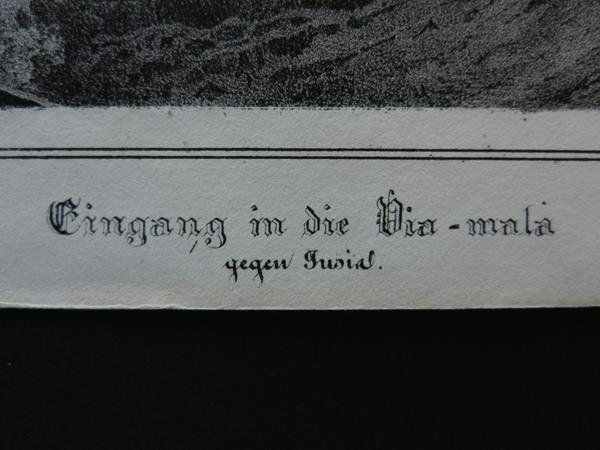 Stiche: Eingang Via Mala Thusis – Gebraucht aus Risch von Rischli15 2