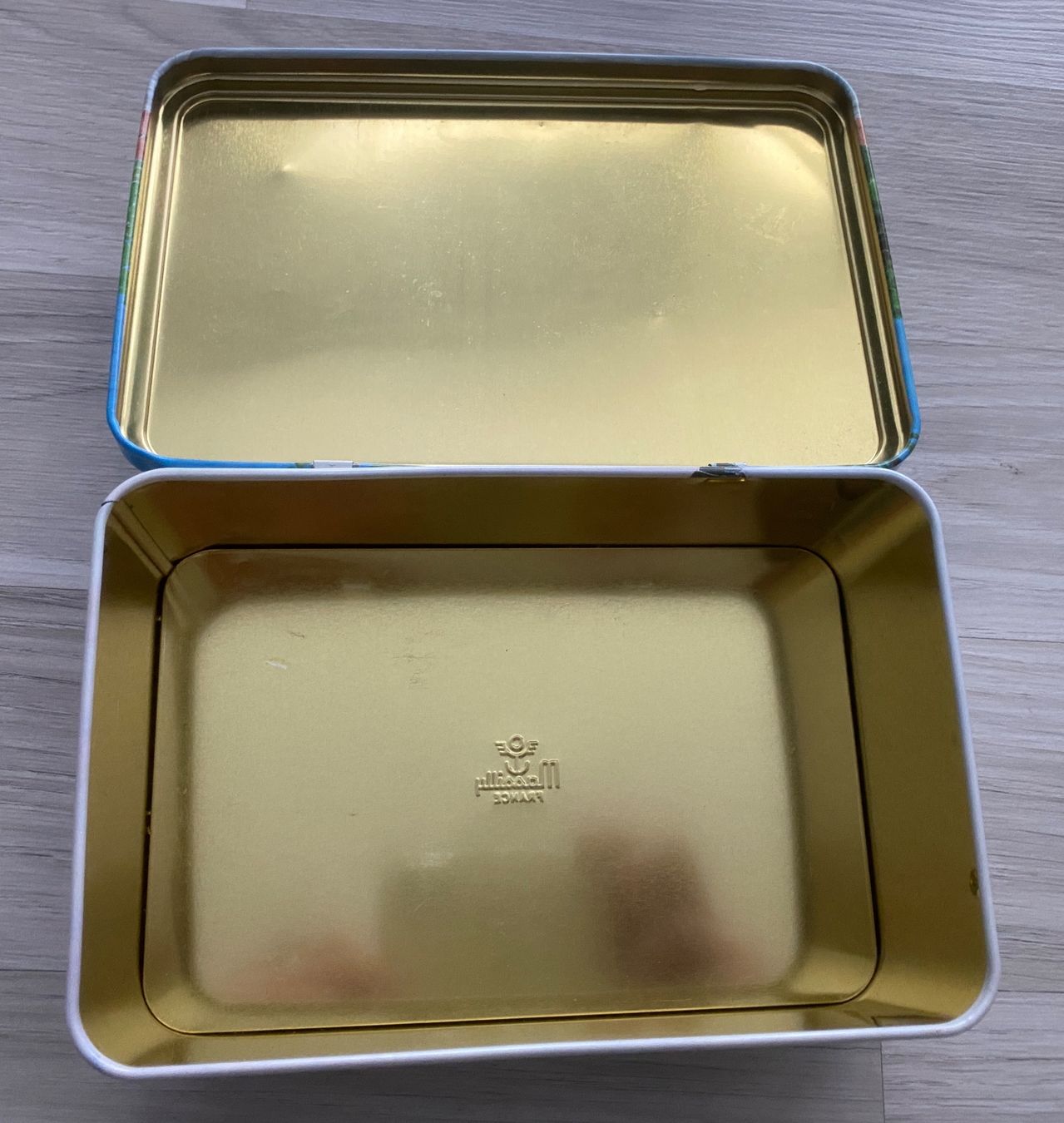 Barattoli: Vintage FAUCHON Paris Blechdose, leer – Usato da Zürich venduto da Kloeschen78 1