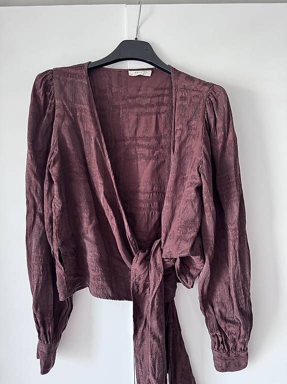 Camicette: dariadéh Nada Wrap Bluse Rum Raisin XS – Usato da Zürich venduto da mar_lwx5