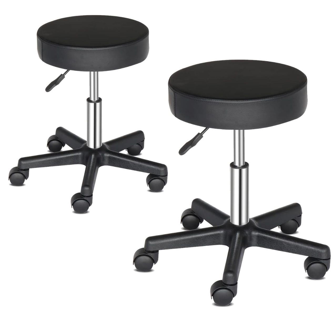 Sgabelli: Rollhocker Arbeitshocker Drehhocker 2er Set Höhenverstellbar – Nuovo e nell'imballaggio originale da Bülach venduto da StoreInShop.com