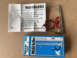 Marklin 7501 Anschlussmast Schinen K