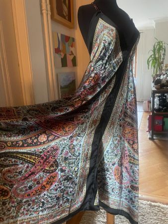 Gorgeous black maxi summer dress one size S - XL