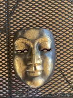 Maske aus Metall Buddha aus Myanmar