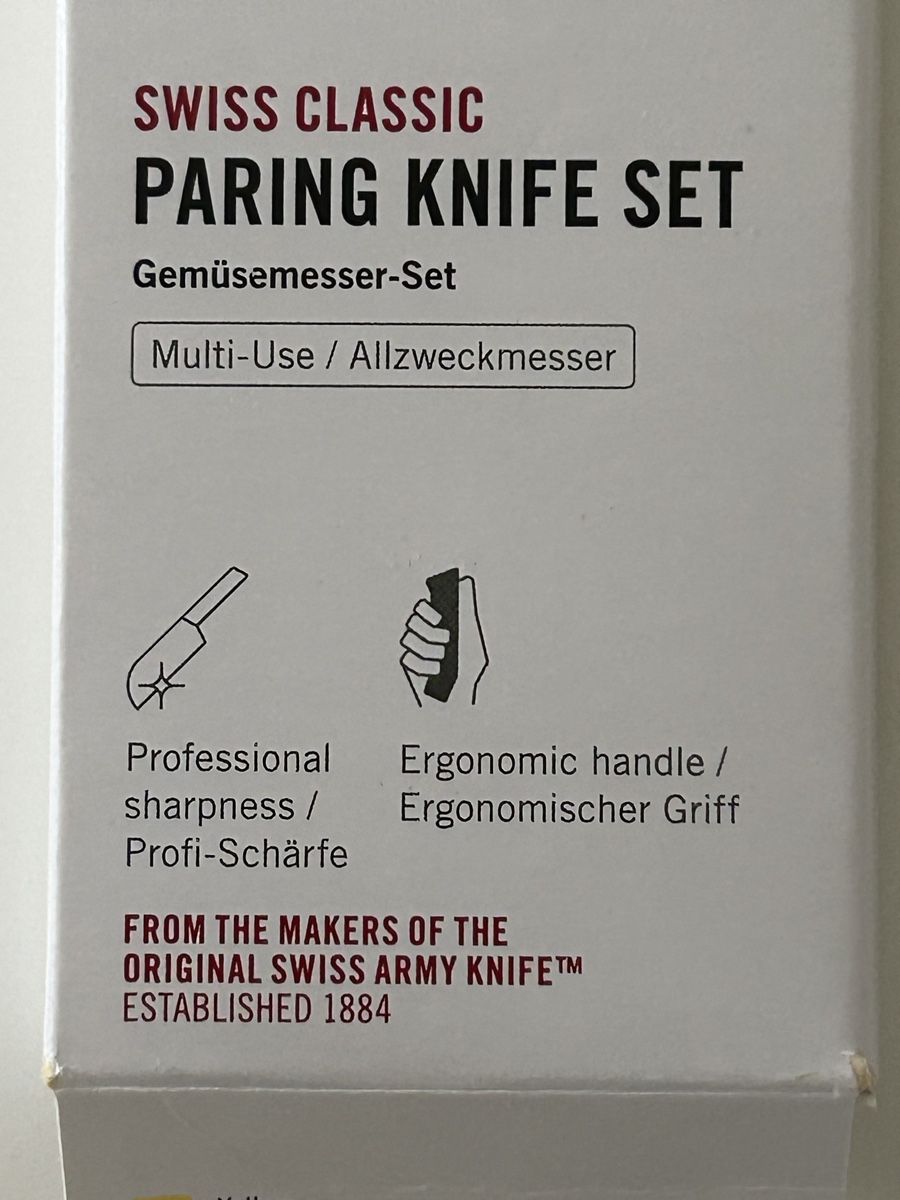 Victorinox Coltelli da cucina: VICTORINOX Gemüsemesser-Set – Nuovo e nell'imballaggio originale da Frauenfeld venduto da berk39 1
