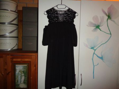 *** Kleid mit schwarzer Spitze *** / Neu ab 1.00