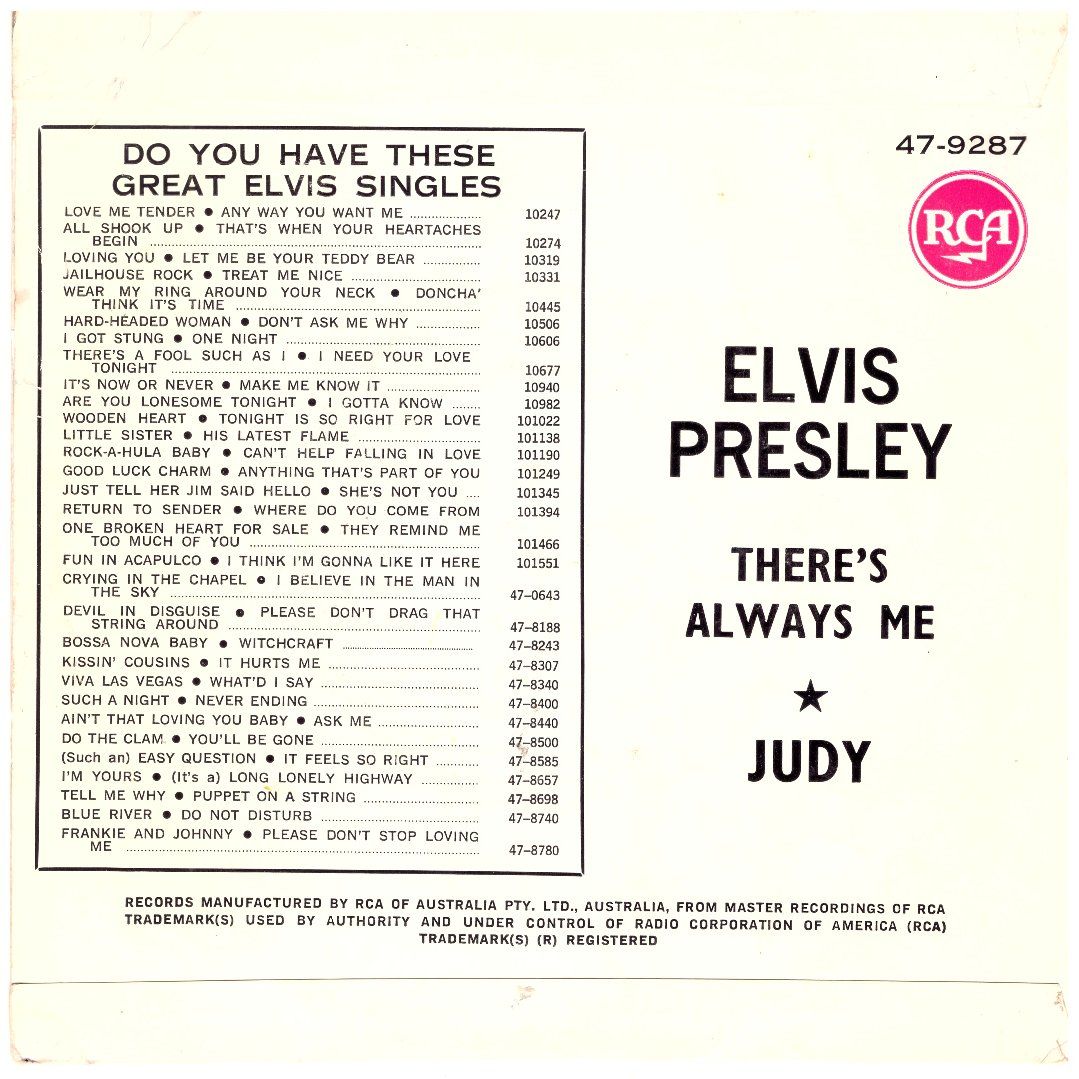 Vinyles: ELVIS PRESLEY - "AUS" – D'occasion à Bassersdorf par house-of-vinyl 1