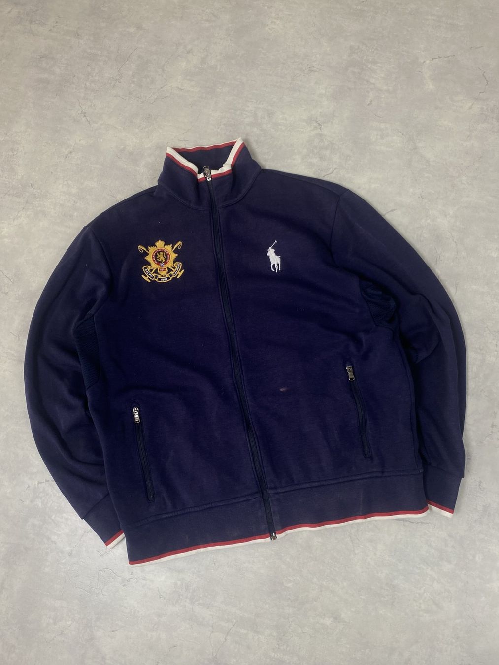 Ralph Lauren Maglioni & Felpe: Ralph Lauren Zipper Blue – Usato da Wald ZH venduto da Drue36sechs 1