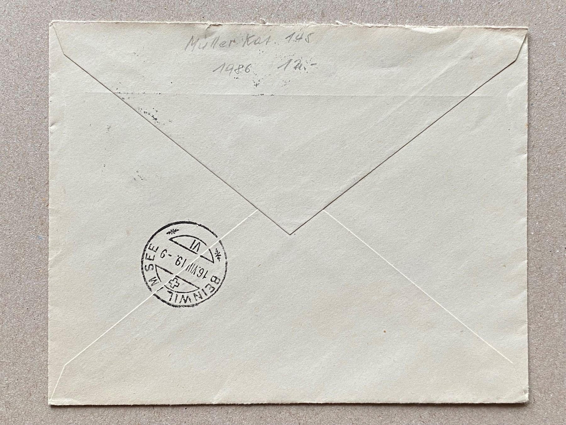 Alle Briefmarken: 145, Brief Basel Beinwil am See – Gebraucht aus Aarau von hilde47 2