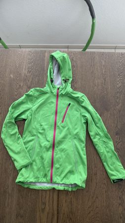 Crivit Softshell Jacke Grösse S 36/38 neuwertig neon grün