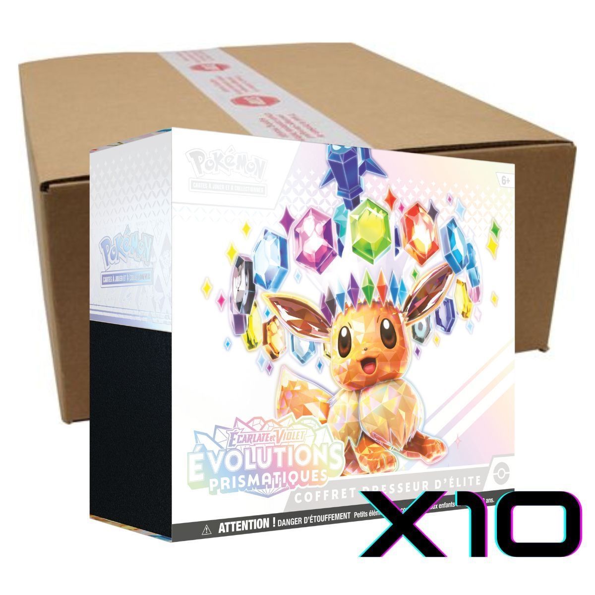 Pokémon Carte collezionabili: Case ETB 10x Evolutions Prismatiques EV8.5 FR Neuf & scellé – Nuovo e nell'imballaggio originale da Nyon venduto da Kumaz
