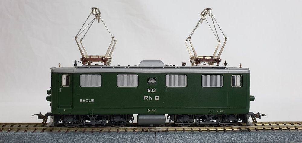Bemo Modelleisenbahnen: Bemo 1252 115 RhB Ge 4/4 603 "Badus" analog, Ersatzver. – Gebraucht aus Seon von voAllBah 1