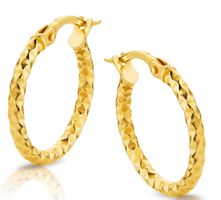 Ohrringe Damen Gelbgold 14 Karat Am