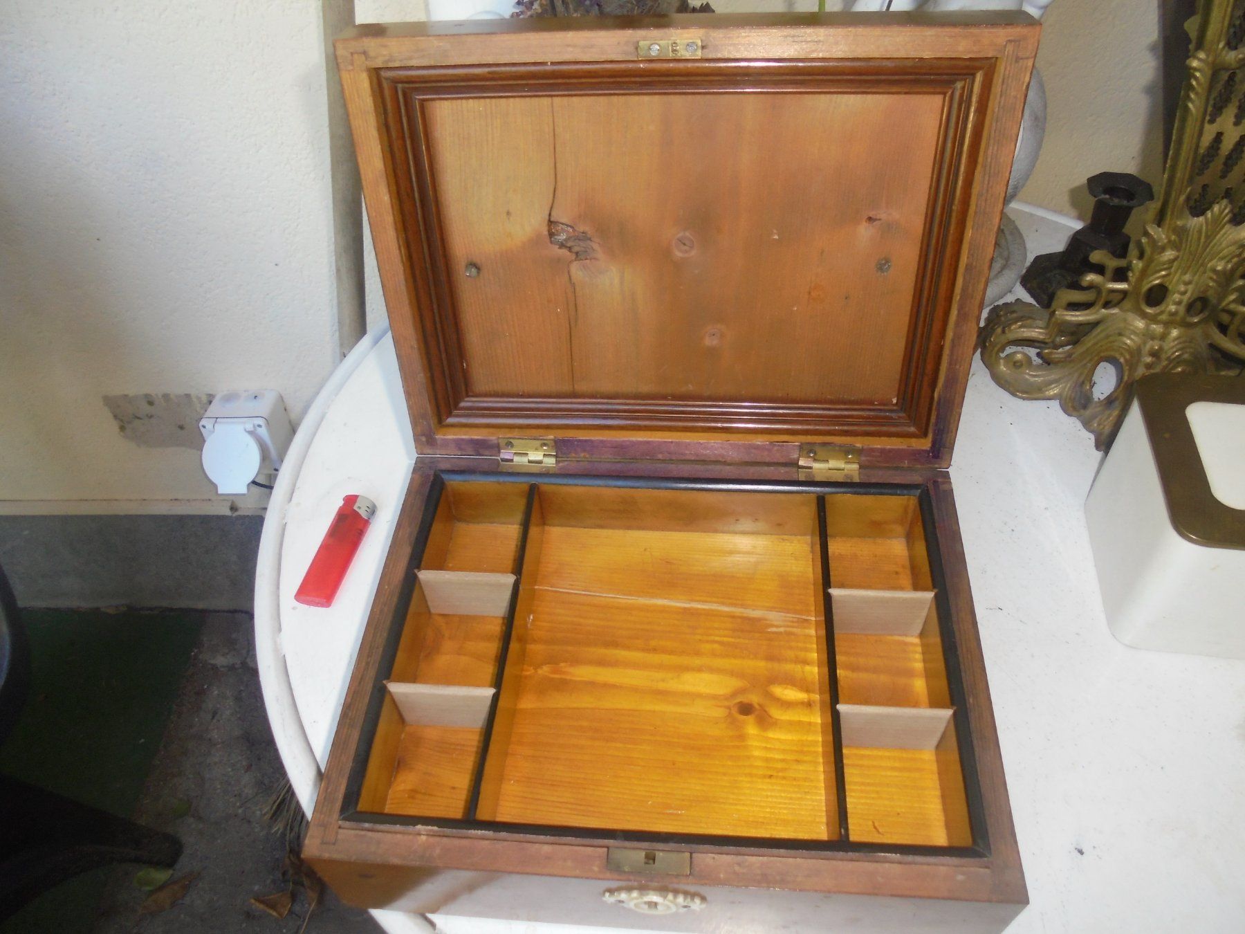 Truhen: Antike Nähtruhe von ca. 1900 – Gebraucht aus Camorino von Hunpete 5