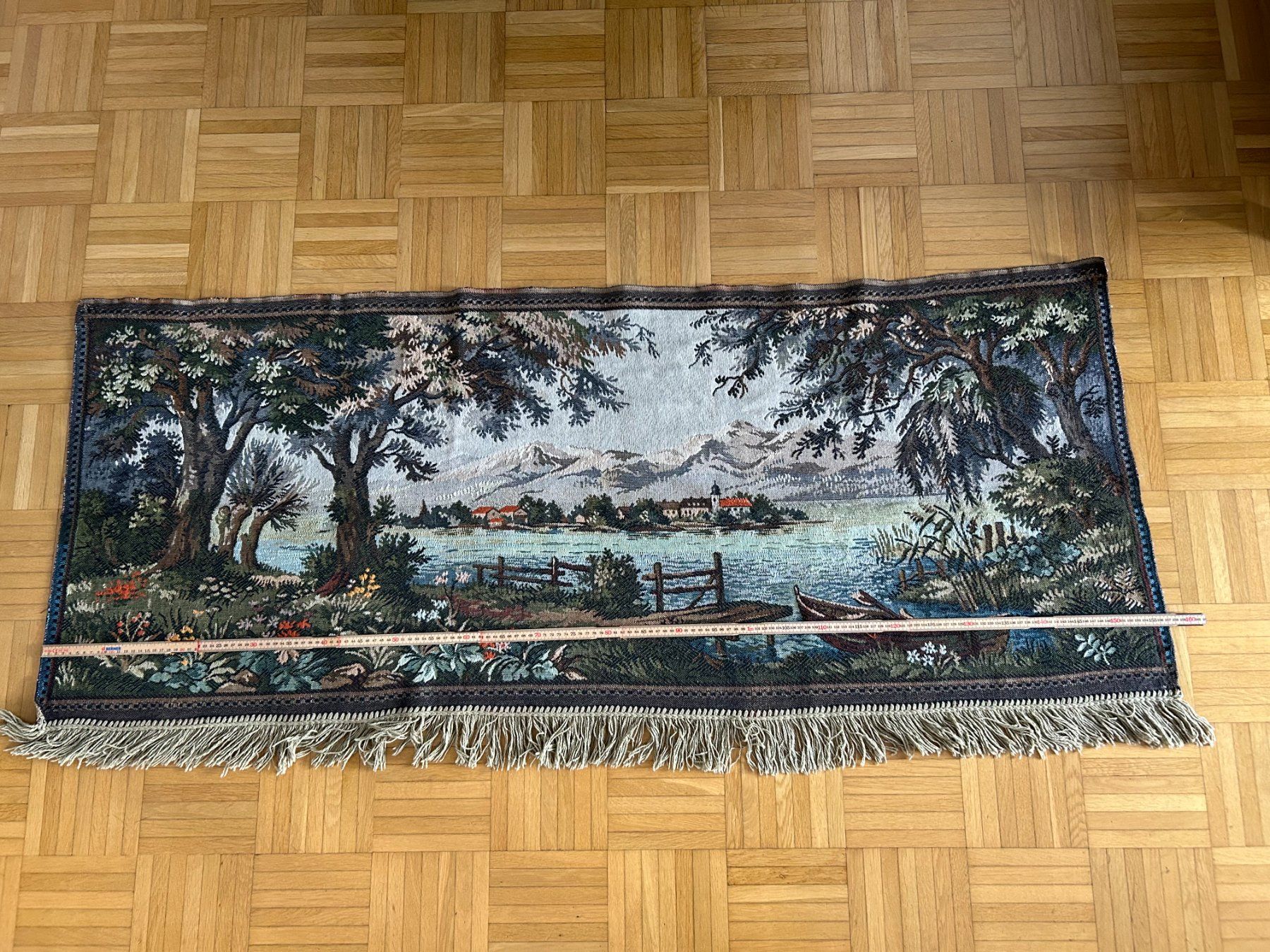 Tappeti: Wandteppich Landschaftsszene mit See 157x70cm – Usato da Root venduto da Mpcshop 2