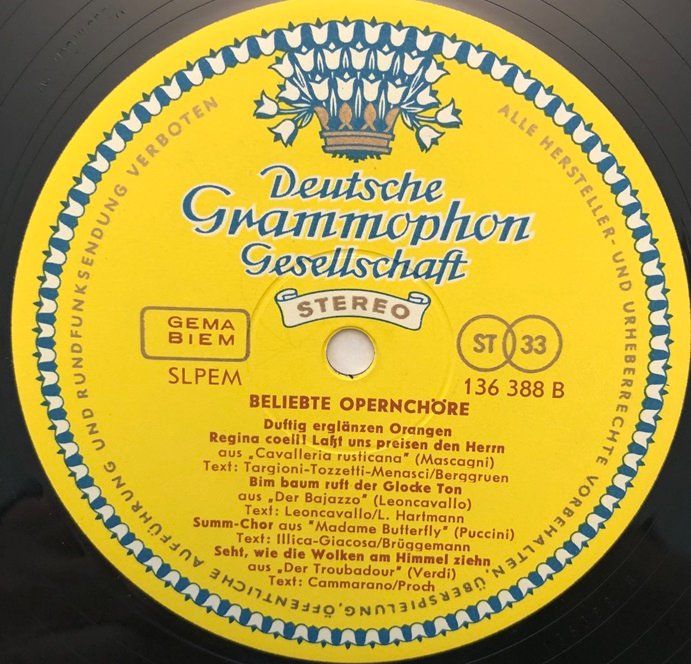 Schallplatten: Beliebte Opernchöre (LP) – Gebraucht aus Grüningen von azulamarillo_vinyl 3