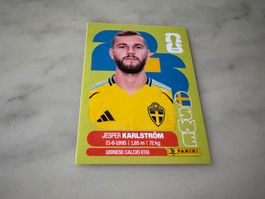 Panini FIFA Fussball WM 2026 Sticker Jesper Karlström SWE 10