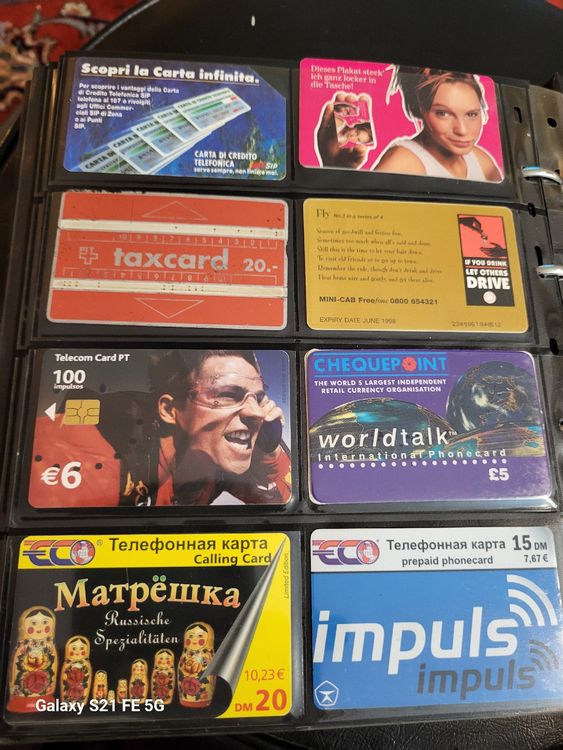 Cartes de téléphone: Telefonkarten sammlung 220 stück international – D'occasion à Duggingen par tamola67