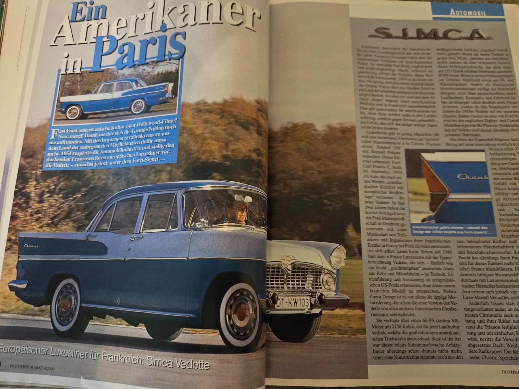 Riviste & Magazine: Oldtimer Markt 4/00 BMW 3 E21 Italjet Simca V8 Buick Ford xx – Usato da Flawil venduto da sr1_f6st 6