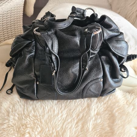 Schwarze Car Shoe Ledertasche, Top Zustand, Winter Sale!