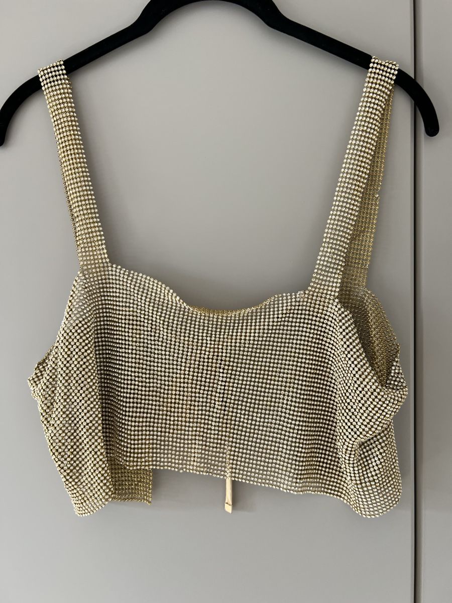 Top: Diamond sparkly top  – Usato da Zollikon venduto da jud_cmm9
