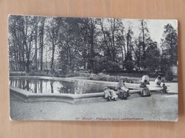 Zurich - Landesmuseum - Parkpartie - 1910