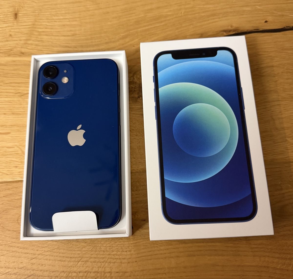 Apple Handys / Smartphones: Apple iPhone 12 mini blau mit OVP gebraucht – Gebraucht aus Muntelier von Oli1981 3