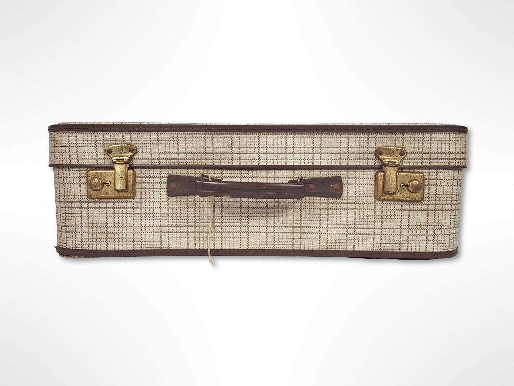Valises de voyage: Vintage Koffer mit Karomuster – D'occasion à Suhr par Restwert_Suhr 2