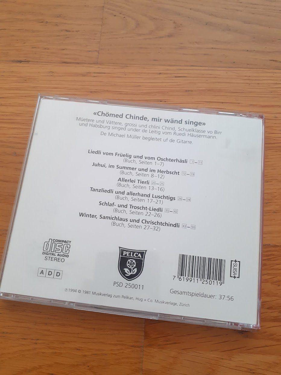 CD: Chömed Chinde, mir wänd singe, CD – Usato da Dübendorf venduto da Fip05 2