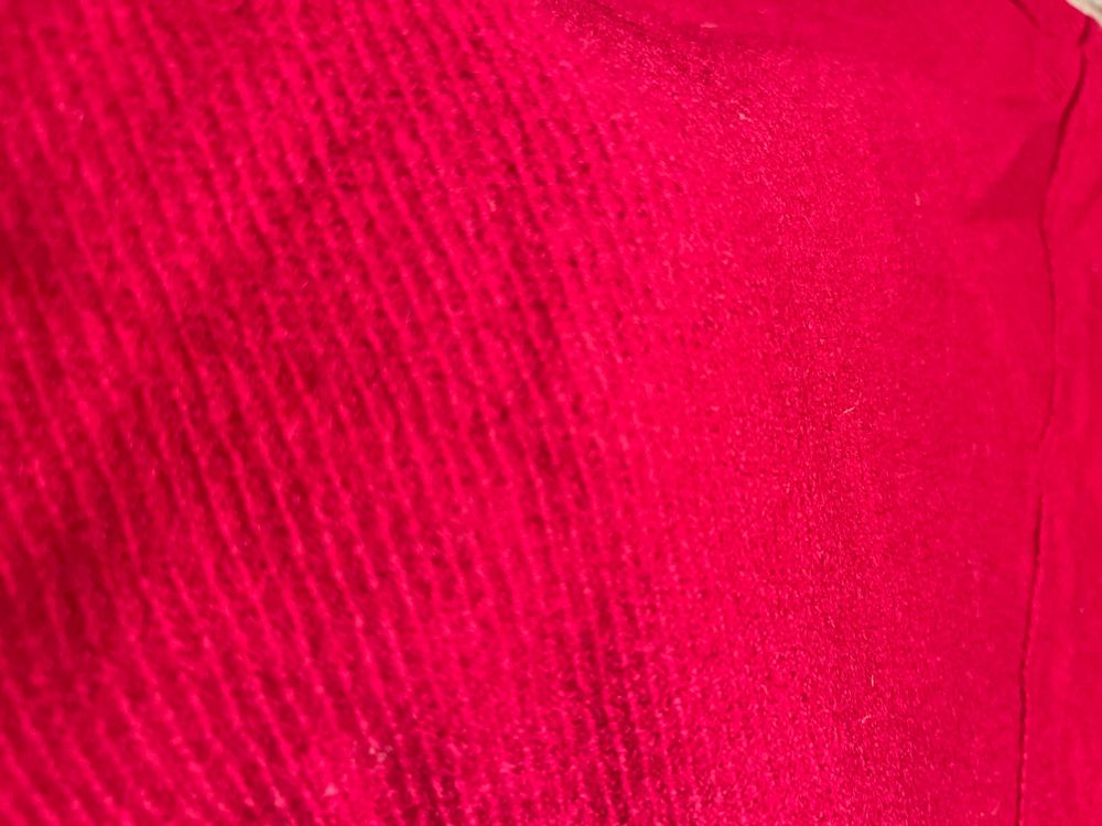 Abito Invernale The White Company Nero, Scollo A V Con Bordo In Pelle E Cintura (Taglie 8, 10, 14)