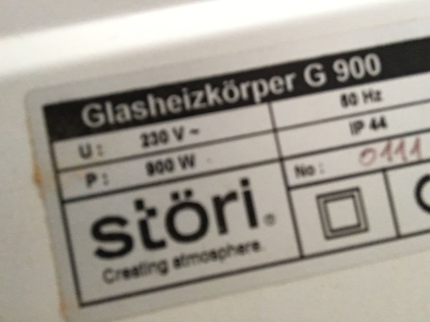Heizgeräte: Infrarot-Heizung 900W – Gebraucht aus Sugiez von kat_w76z 2