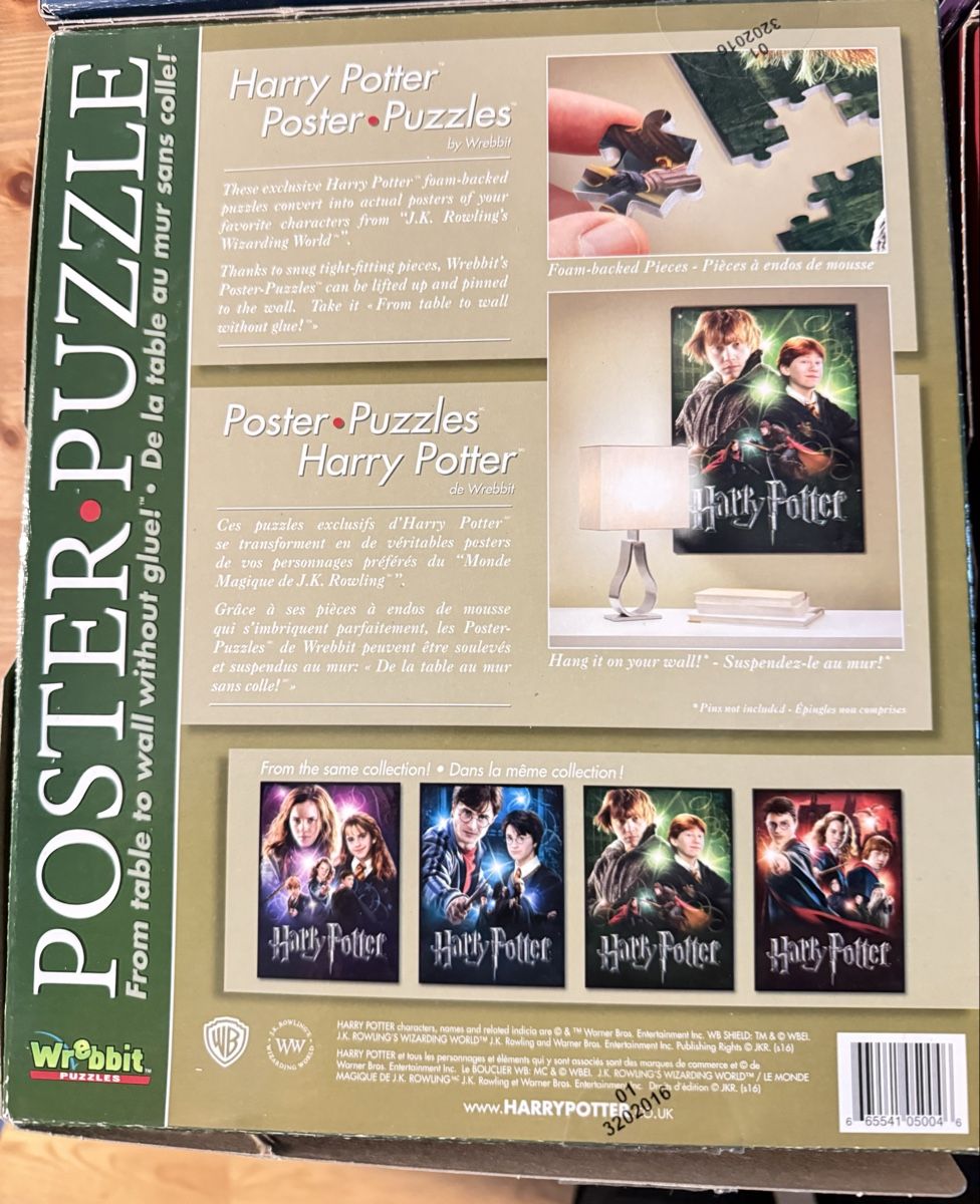 Puzzle: Harry Potter Puzzle 500 Teile - 4er Set – Usato da Luzern venduto da Mytigger 3