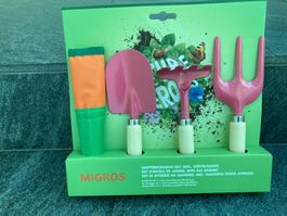 Gartenwerkzeug-Set inkl. Gürteltasche für Kinder, fabrikneu